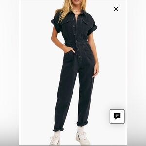 Free People Black Jumpsuit